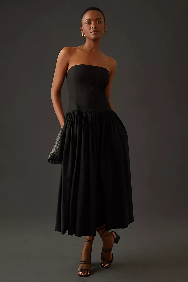 Love the Label Corseted Strapless Dress | Anthropologie (US)