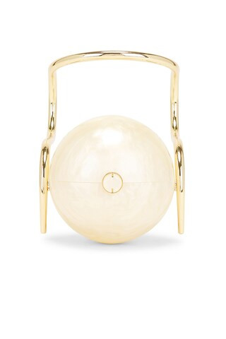 Cult Gaia Pearl Top Handle Bag in Ivory from Revolve.com | Revolve Clothing (Global)