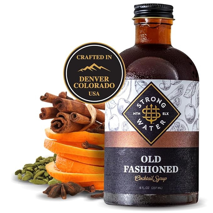 Strongwater Old Fashioned Mix - Makes 32 Cocktails - Handcrafted Old Fashioned Syrup with Bitters... | Amazon (US)