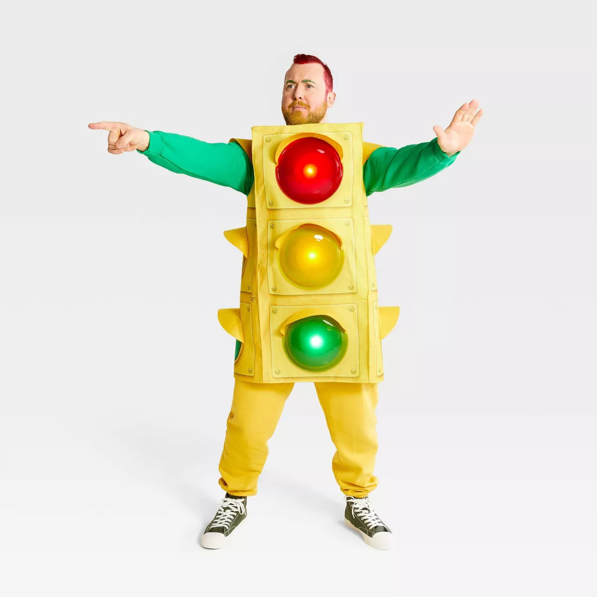 Adult Light Up Traffic Light Halloween Costume One Size - Hyde and EEK! Boutique™ | Target