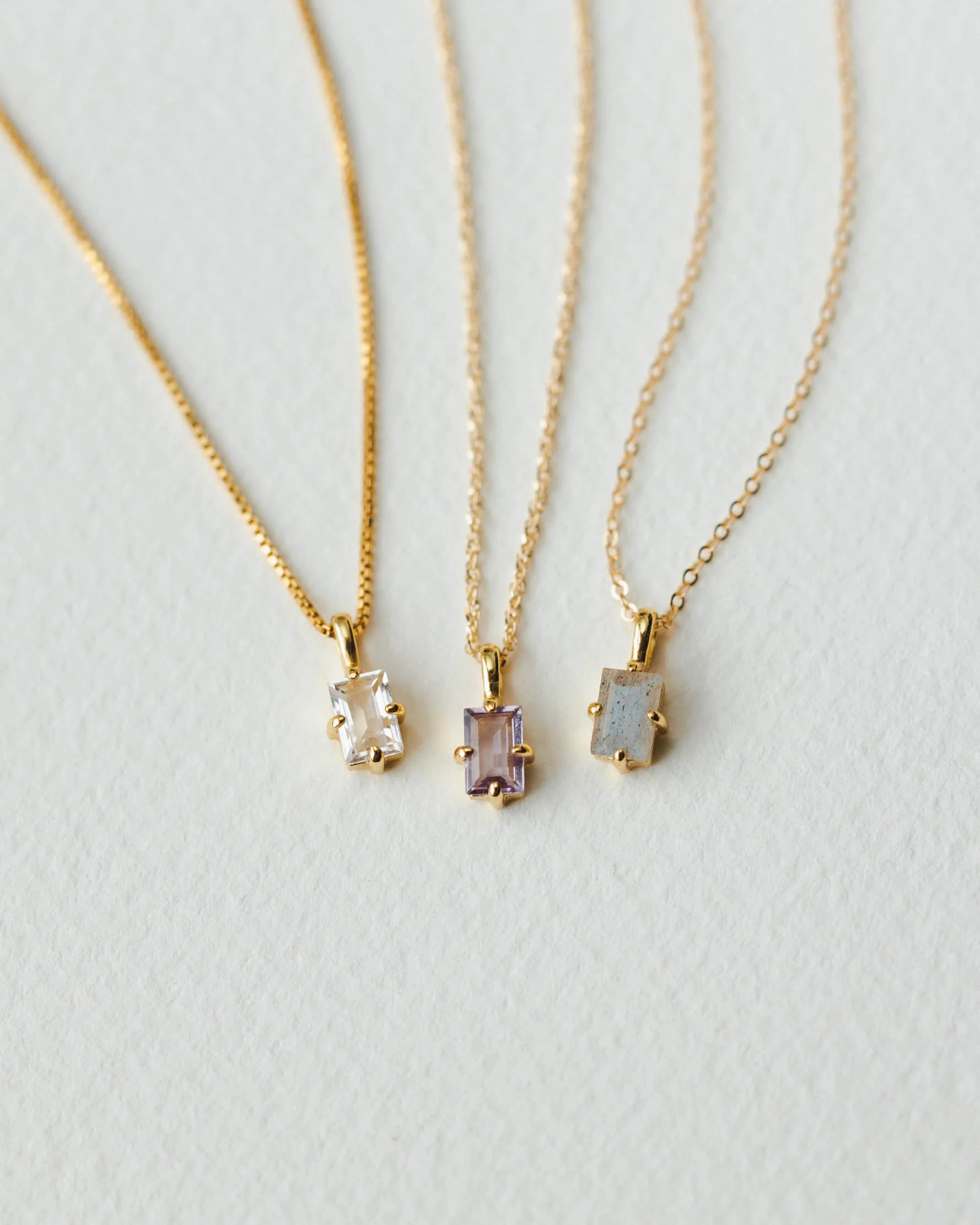 Grand Baguette Necklace | GLDN