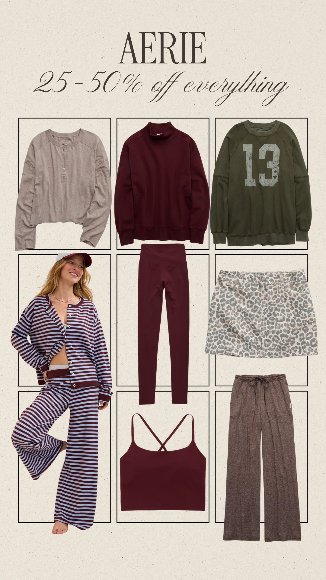 25-50% off everything for Aerie's Labor Day Sale!!  

 #LTKootd #LTKSeasonal #LTKSaleAlert