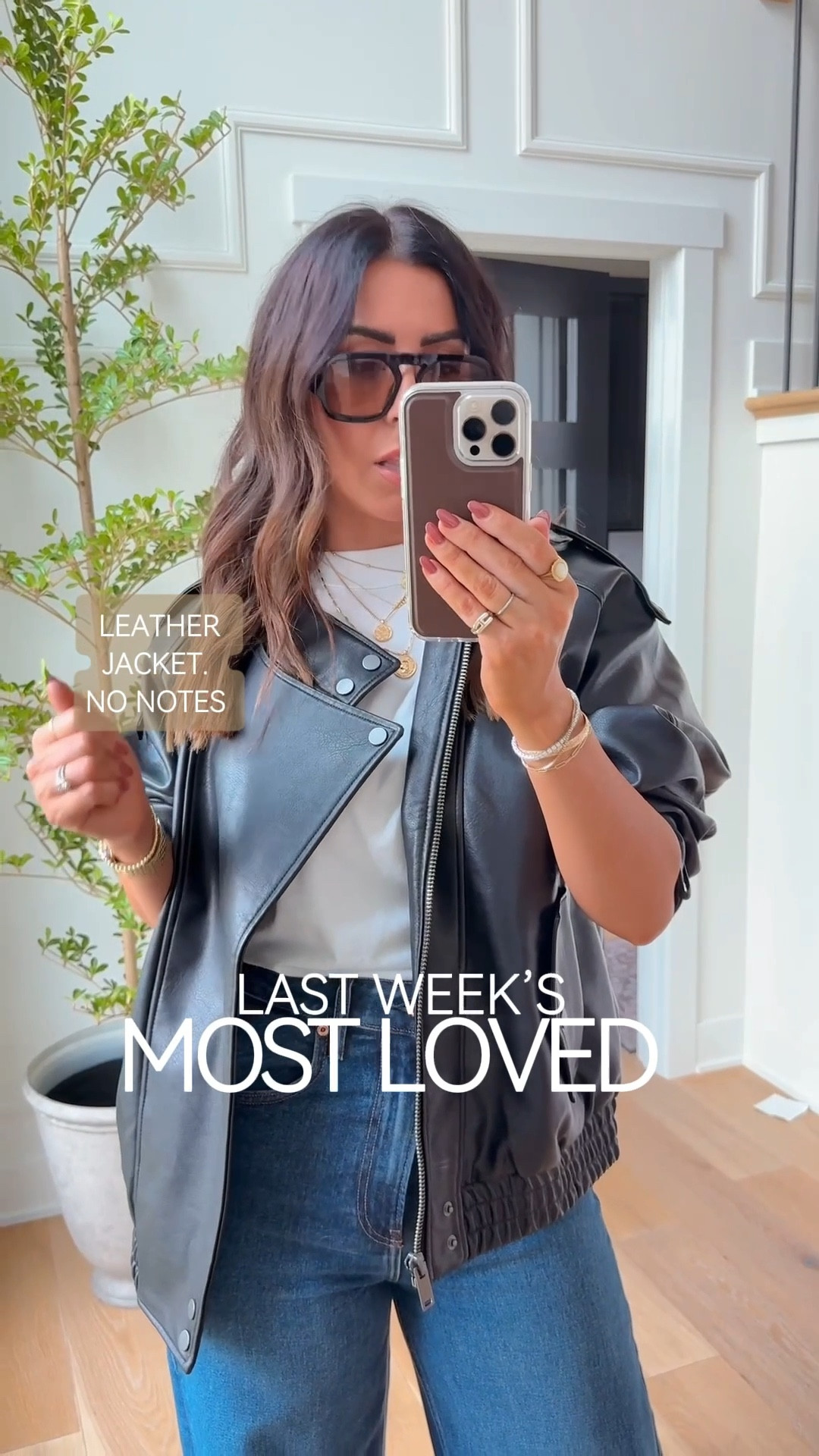 Here are last week best sellers, and the items that you love the most! Wearing a medium in the leather jacket, wearing a small tall in the target white pull on pants, wearing a 27 in both the wide leg and barrel, cinch waist Levi’s jeans, target backless loafers, wearing a medium in the green target jacket, wearing a medium and the $20 Amazon wireless bra, wearing a small tall in Aritzia, large pants, Amazon cubic zirconia ring, sit back/stand desk from Amazon that I used to work from home￼

#LTKootd #LTKTall #LTKmomlife