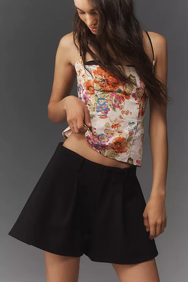 Maeve Sculpted A-Line Shorts | Anthropologie (US)