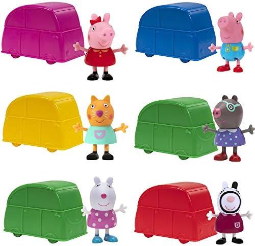 Peppa Pig Car Surprise Blind, 6 Pack - Collectible Mini Figures and Cars, Chosen at Random - Incl... | Amazon (US)