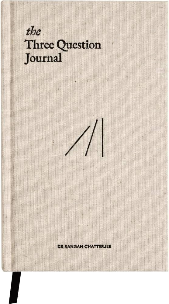 The Three Question Journal Dr. Rangan Chatterjee - Daily Gratitude Journal 2025 for Mindfulness, ... | Amazon (US)
