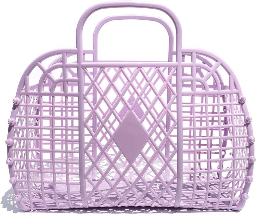 BABANA Toddler Purse - Jelly Bags for Kids, Girls, Women | Ideal Reusable Gift Basket Bag, Plasti... | Amazon (US)