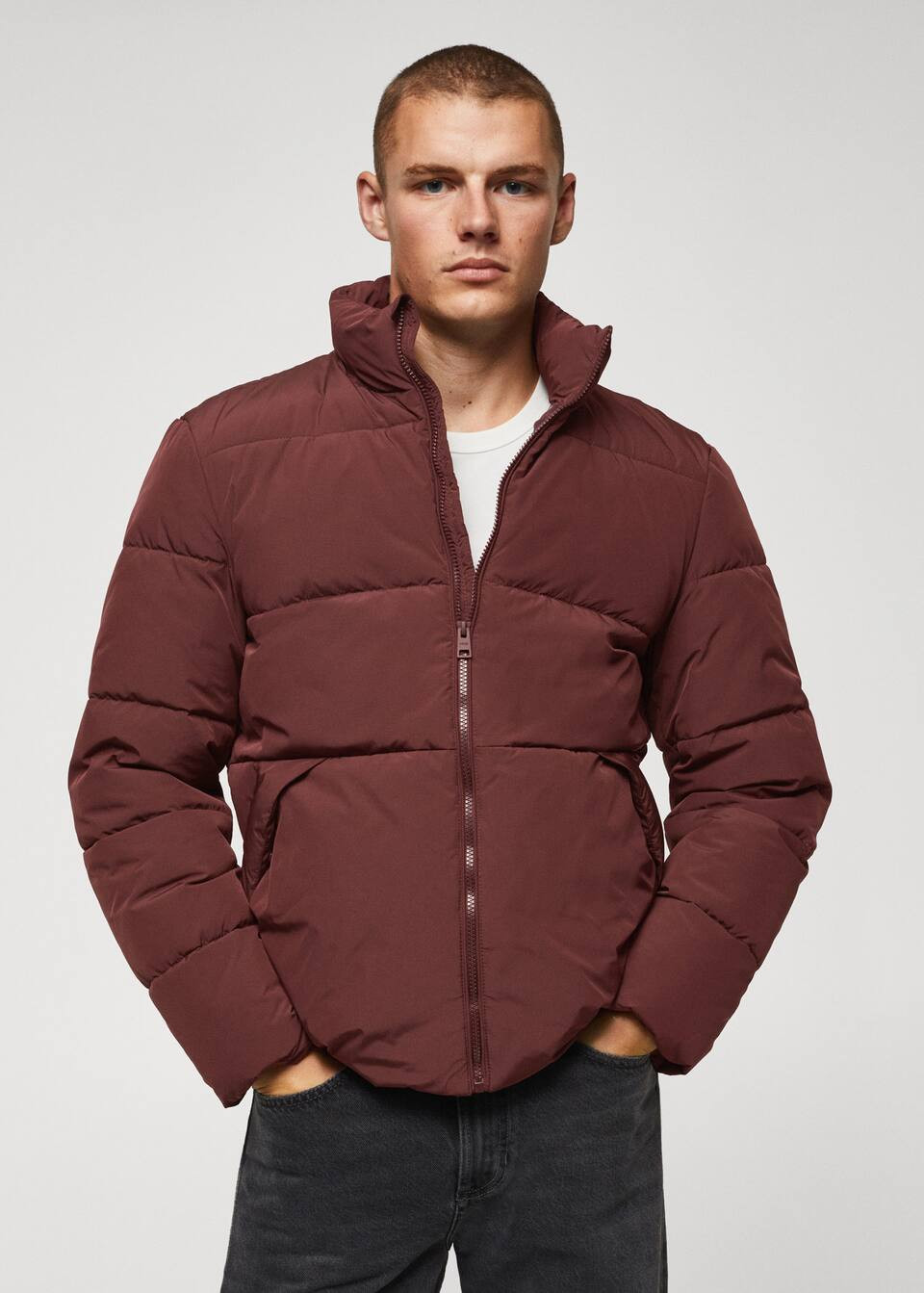Water-repellent quilted anorak -  Men | Mango Man USA | MANGO (US)