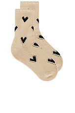 Free People Cupids Bow Sock in Brown from Revolve.com | Revolve Clothing (Global)