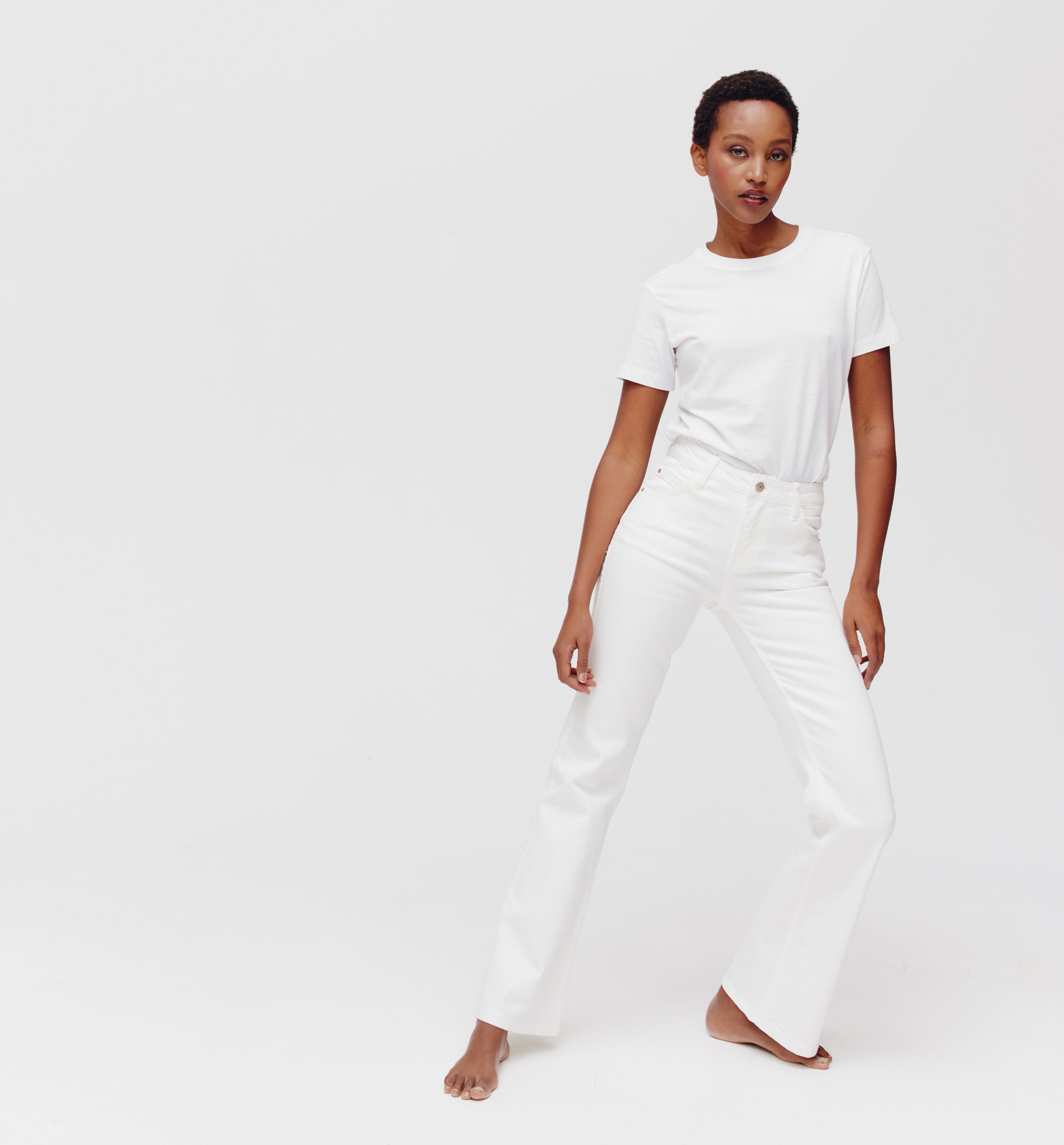 Jean flare EUGENE - Blanc | Promod (FR)