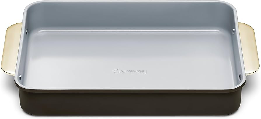 Caraway Non-Stick Ceramic 9”x13” Rectangle Pan - Naturally Slick Ceramic Coating - Non-Toxic,... | Amazon (US)