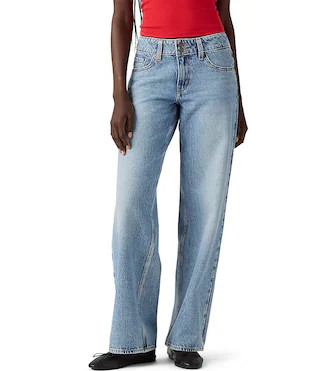 Levi's® Super Low Rise Loose Fit Jeans | Dillard's