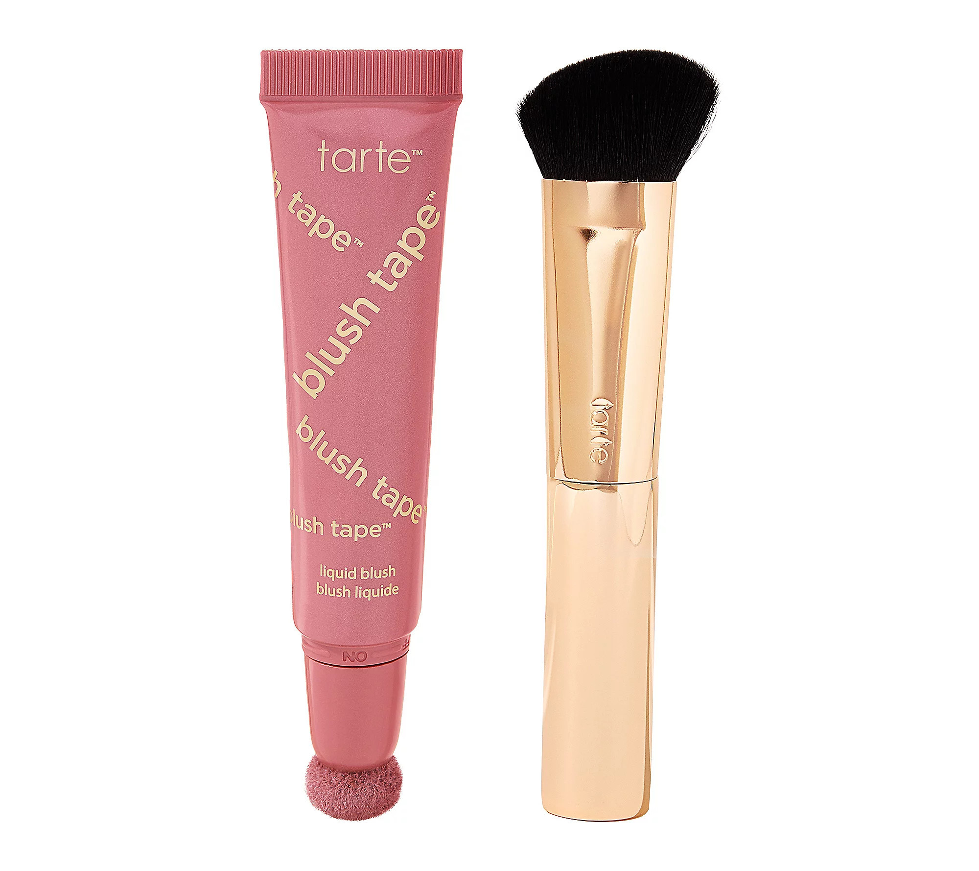tarte blush tape sculpting blush wand & brush | QVC