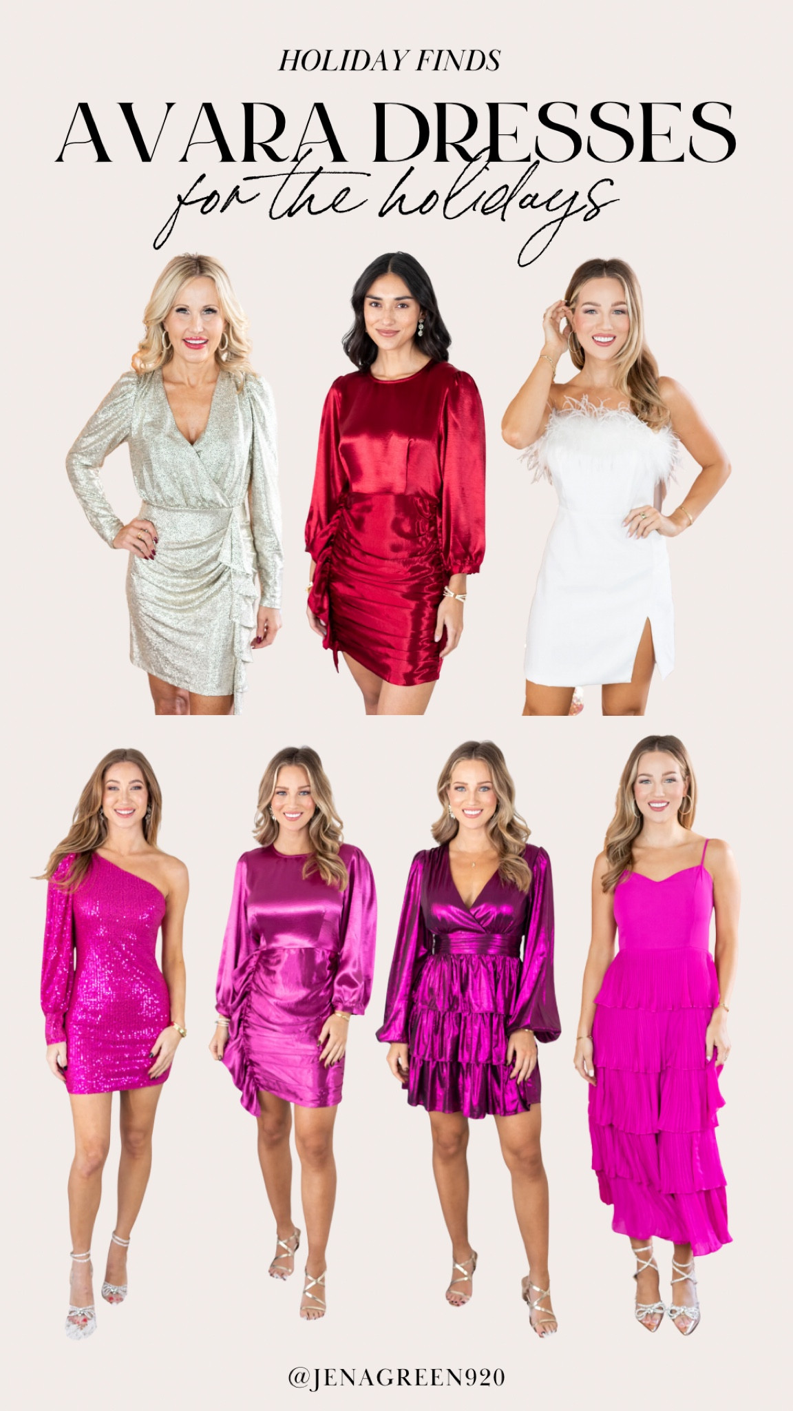 30% off code DRESS30 today only! 

Avara Dresses | Avara Try On | Pink Dresses | Sparkle Dresses | Feather Dress | Holiday Dresses | NYE Dresses 

#LTKHoliday #LTKSeasonal
