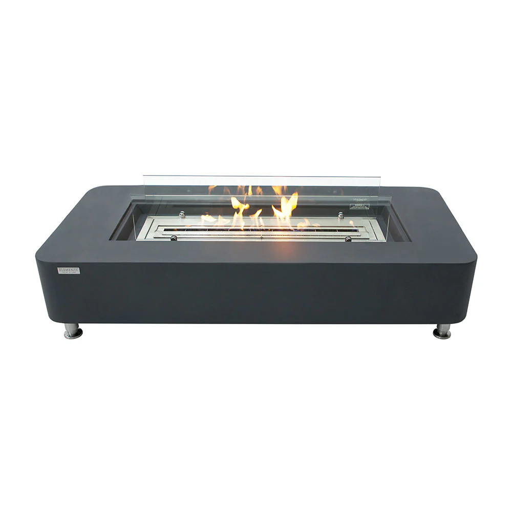 Envelor 61.9-in x 29.9-in Ethanol fuel Fireplace one_size in Black | ECG01SL-1 | Lowe's