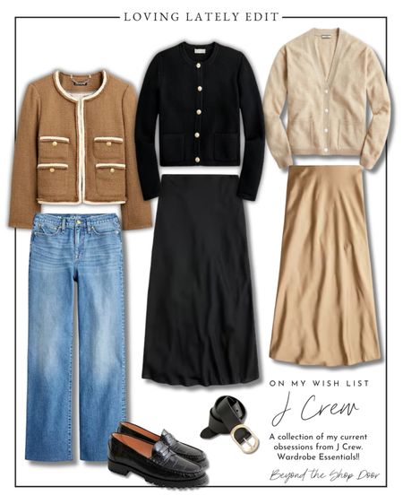 On my Wishlist at J Crew.

A collection of my current obsessions from J Crew. Wardrobe Essentials!!

I spotted Shea McGee from MGee & Co wearing the Frances Lady  Jacket and am obsessed.

Up to 40% off sale on now.

#wardrobeessentials #effortlessstyle


#LTKover40 #LTKSpringSale #LTKstyletip