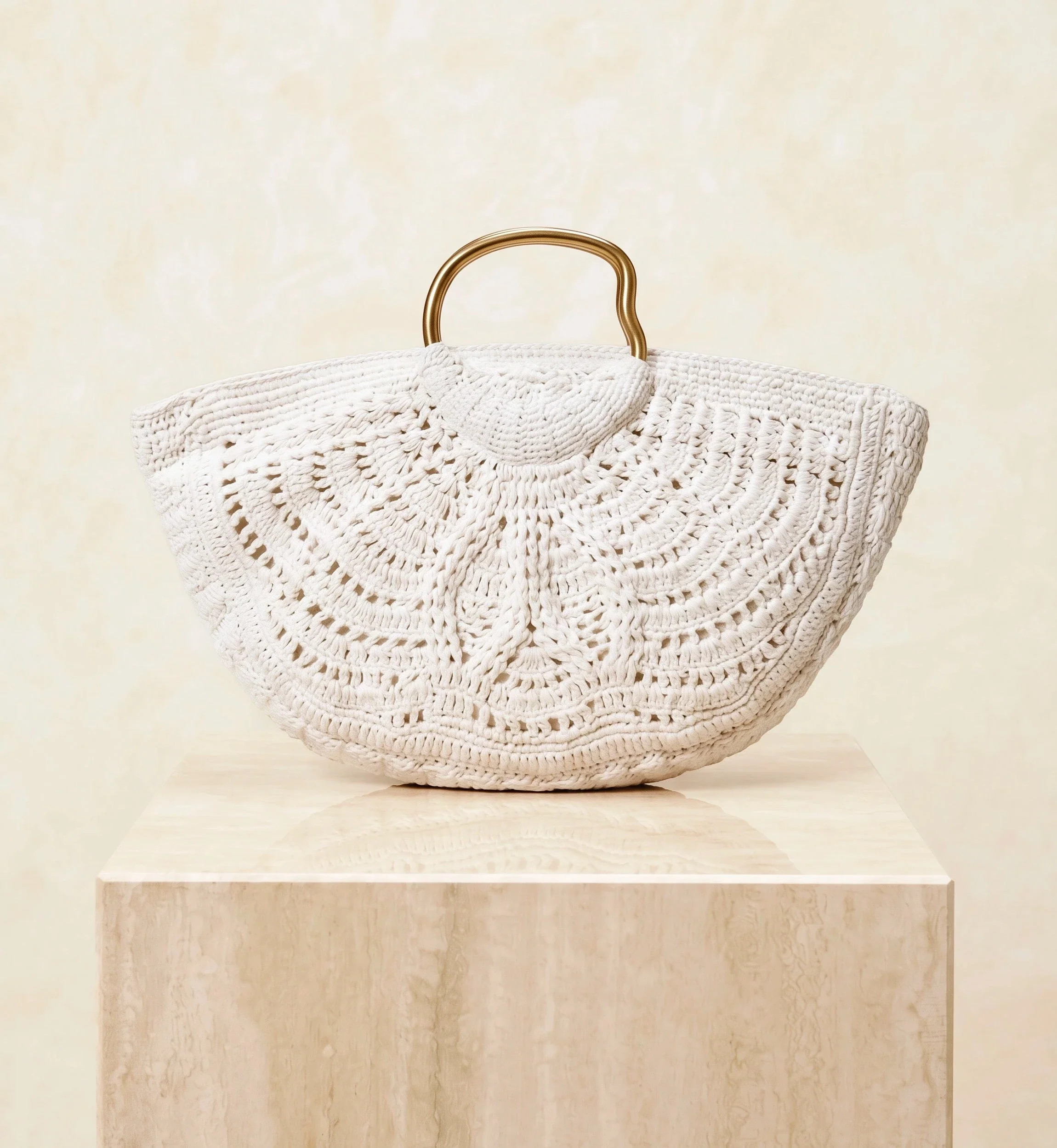 Ora Crochet Bag | Ivory | Cleobella