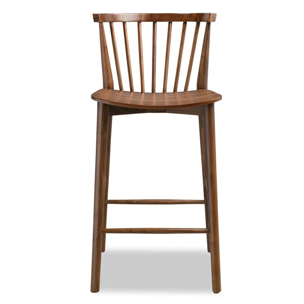 Tybee 26.25'' Solid Wood Counter Stool | Wayfair North America