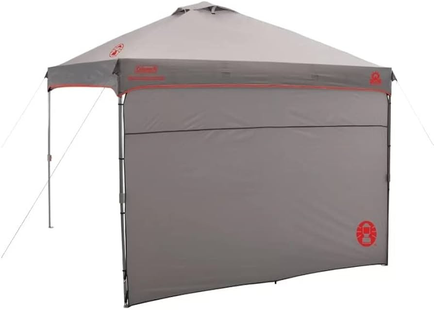 Coleman Instant Canopy with Sunwall 10'x10' - Gray | Amazon (US)