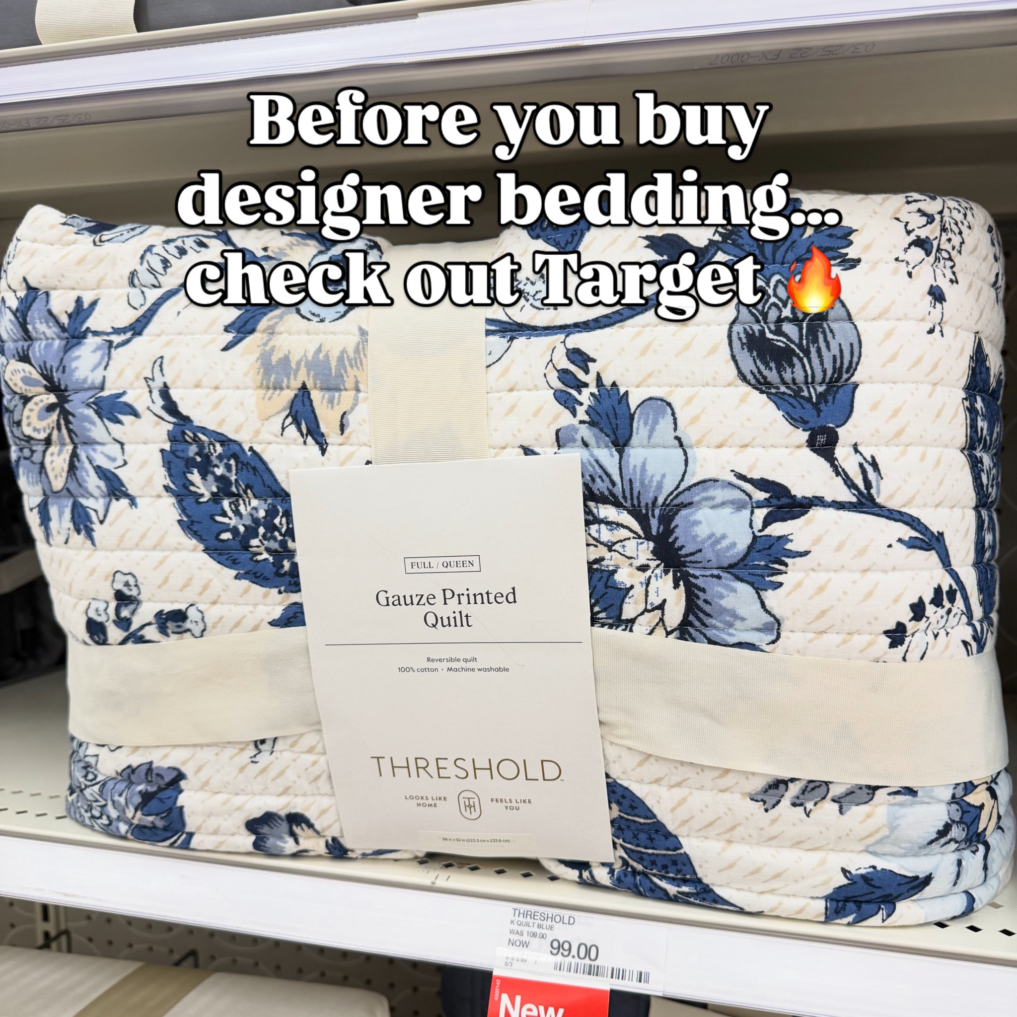 Bedding that feels very designer without the price tag! 

Save for your next bedroom refresh & reply SHOP for info ✨ 

Target home, target bedding, quilt set, bedding, fall bedding, look for less bedding, coastal home, blue and white decor, Serena and Lily, airy bedroom, bedroom refresh

#TargetHome #TargetFinds #DesignerLookForLess, #BedroomInspo #NeutralHome

Comment SHOP below to receive a DM with the link to this post on my LTK ⬇ https://liketk.it/6nH2U