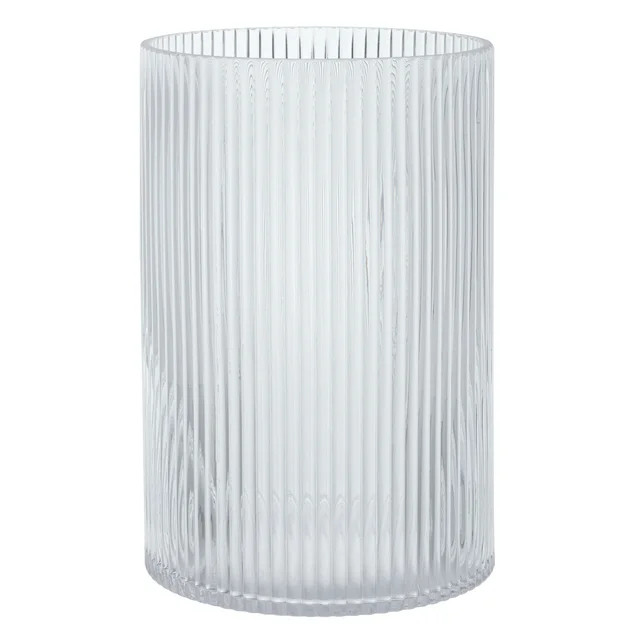 Better Homes and Gardens Glass Pillar Candle Holder Hurricane Large Clear | Walmart (US)