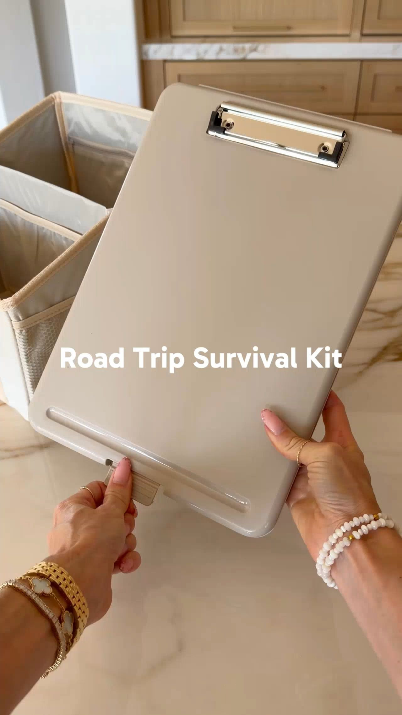 I swear long car rides are so much easier when everything actually has a place. I packed this little road trip survival kit with games that are fun for kids and adults, motion sickness must haves, chargers, snacks, and all the random things everyone always asks for. I love this organizer because you can literally buckle it in with a seatbelt, it stays put, and all the little compartments make everything super easy to reach instead of digging through bags the whole drive. Also obsessed with this cute portable cooler for car snacks, drinks, and easy grab-and-go travel food. 

 #LTKdayinmylife #LTKmomlife #LTKTravel