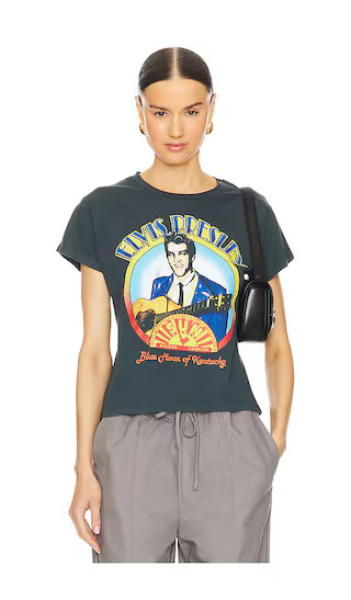 Sun Records x Elvis Blue Moon Solo Tee in Vintage Black | Revolve Clothing (Global)