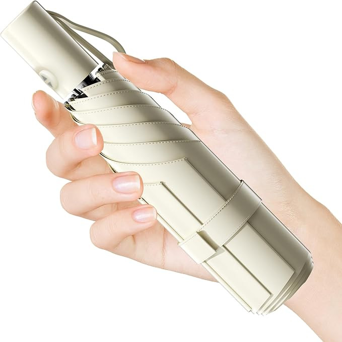 Automatic Mini Travel Windproof Folding Umbrella - UV Protection, Instant Open/Close for Rain/Sun... | Amazon (US)