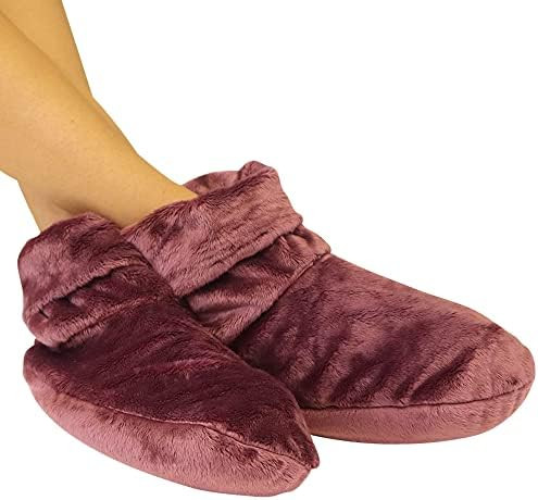 Mars Wellness Heated Microwavable Foot Booties - Microwavable Socks - Herbal Hot/Cold Deep Penetr... | Amazon (US)