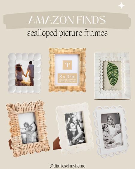 Amazon Home Finds: Scalloped Picture Frames

#frames #scalloped #trending #picture #homedecor #founditonamazon #amazonhome #amazonfind 

#LTKFindsUnder50 #LTKSeasonal #LTKHome