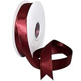 Amazon.com: Morex Ribbon Double Face Satin Ribbon, 7/8"x 50 Yd, Burgundy : Everything Else | Amazon (US)