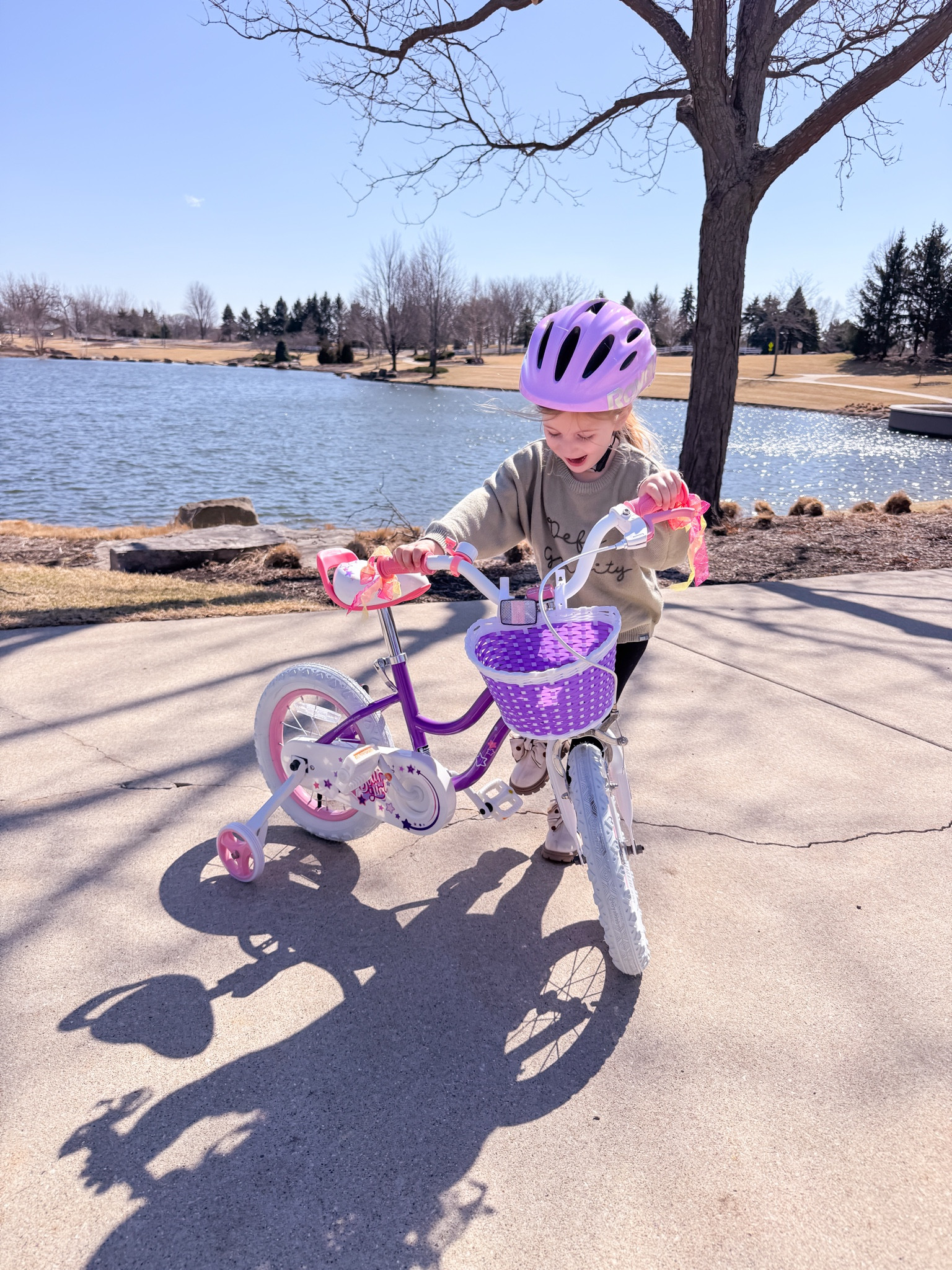 Pedaling into fun on her new Royal Baby Star Girl bike! 🚴‍♀️💜 ✨AD

Designed for little riders to feel confident and have a blast, this bike is the perfect mix of style, safety, and smooth riding. From the easy-to-use brakes to the sturdy training wheels, every ride is an adventure! 🚲💖

#royalbabybike #royalbabykidbike #royalbabyfreestyle

#LTKKids #LTKFamily #LTKSeasonal