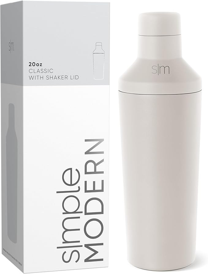 Amazon.com: Simple Modern Cocktail Shaker Set with Jigger Lid | Stainless Steel Boston Shaker Ins... | Amazon (US)