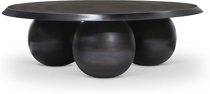 Meridian Furniture 225Black-CT Globus Collection Modern | Contemporary Coffee Table with Matte Bl... | Amazon (US)