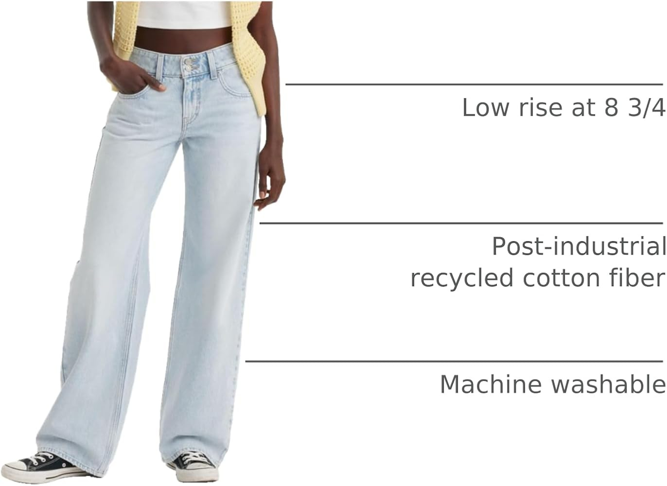 Levi's Womens Superlow Loose | Amazon (US)