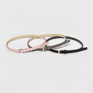 Women's 3 for 1 Belts - A New Day™ Black | Target