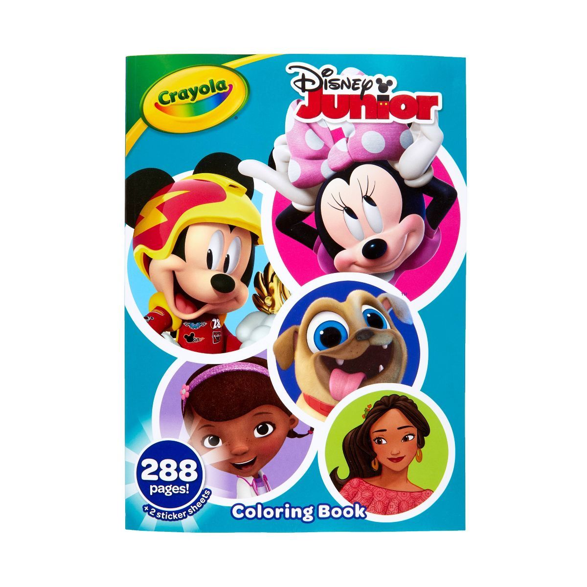 Crayola 288pg Disney Junior Coloring Book with Sticker Sheets | Target