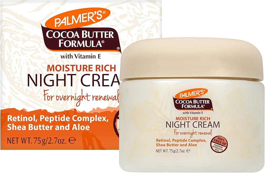 Palmer's Cocoa Butter Formula Moisture Rich Night Cream, 2.7 Ounces | Amazon (US)