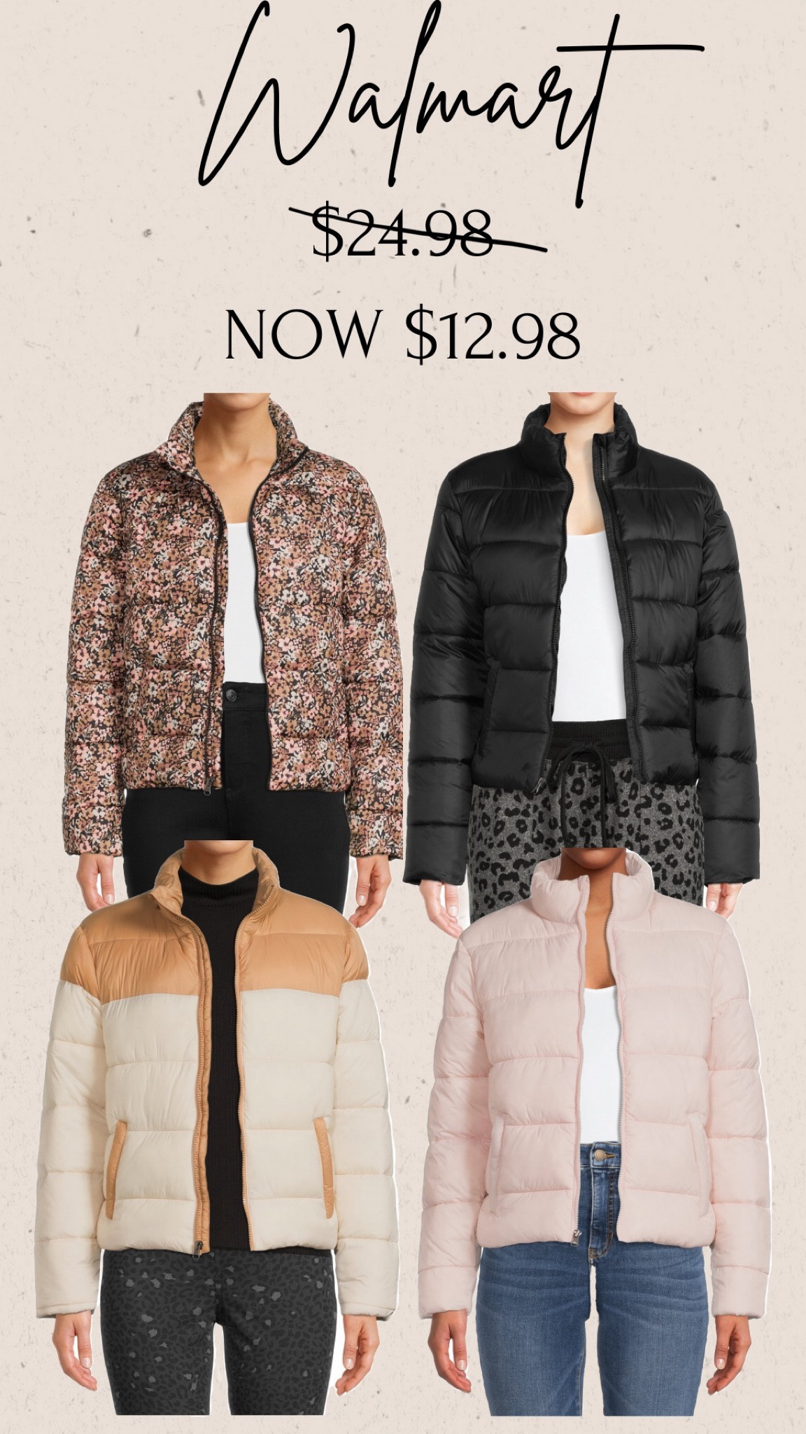 50% puffer jacket with so many different color options!! 

#LTKSeasonal #LTKsalealert #LTKFind