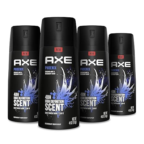 Axe Body Spray Deodorant For Long Lasting Odor Protection, Phoenix Deodorant For Men Formulated W... | Amazon (US)