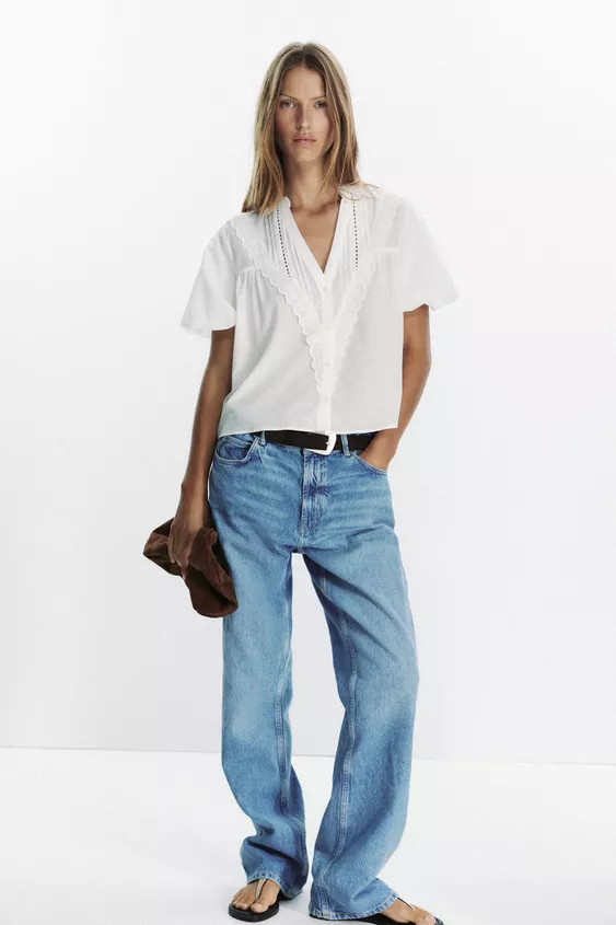 PUFF SLEEVE BLOUSE | Zara US
