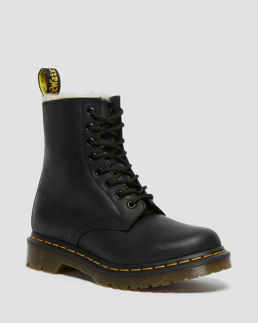 1460 Women's Faux Fur Lined Lace Up Boots | Dr Martens (UK)