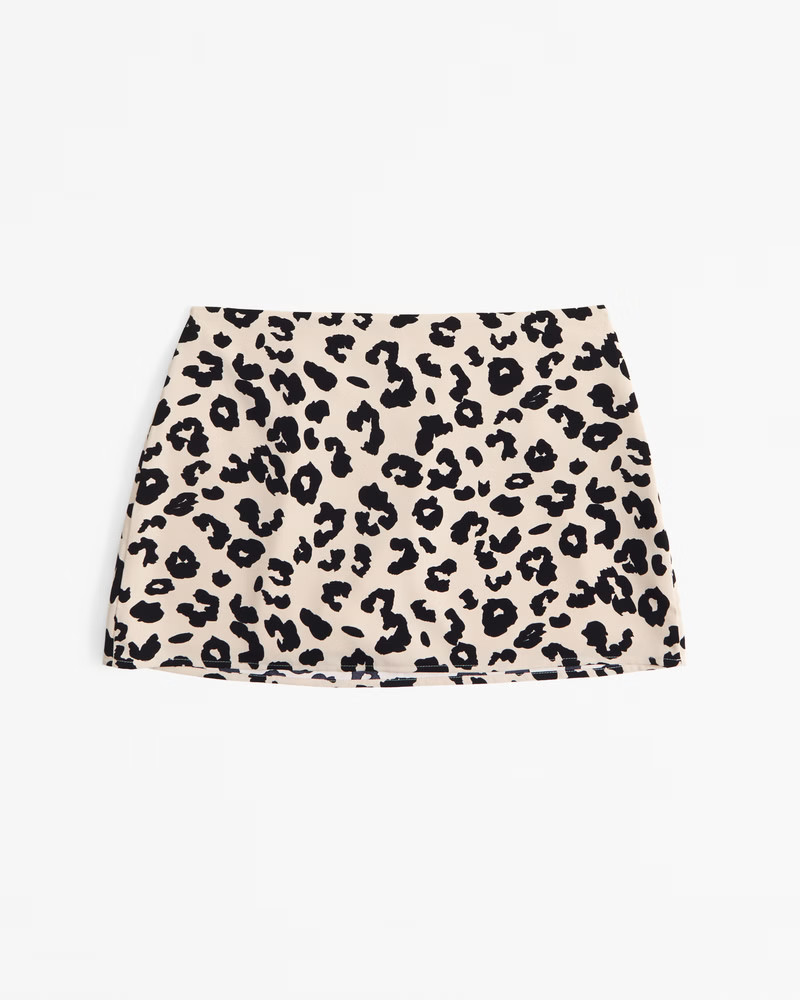 Women's Mid Rise Satin Mini Skort | Women's New Arrivals | Abercrombie.com | Abercrombie & Fitch (US)