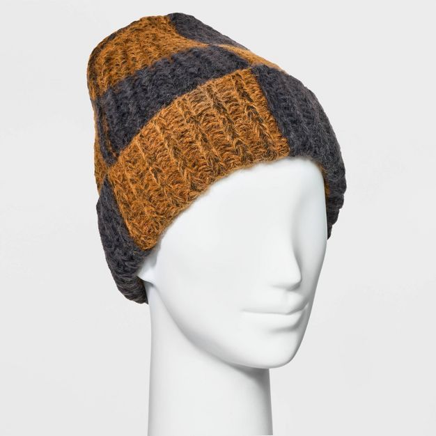 Women's Check Ribbed Beanie - Universal Thread™ | Target