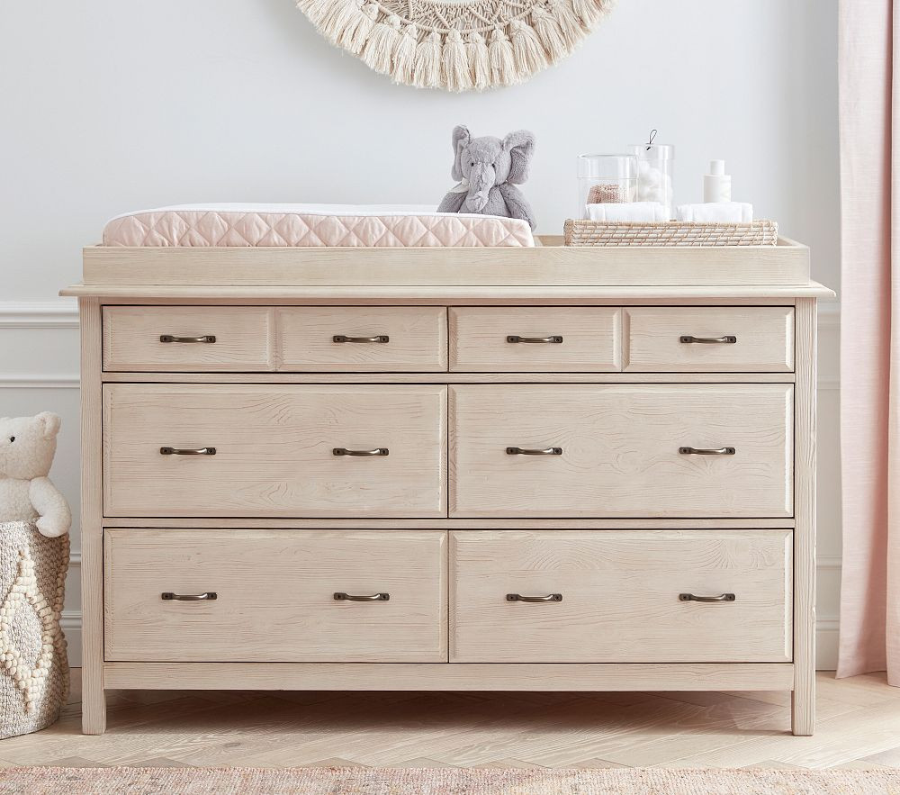 Rory 8-Drawer Dresser &amp; Topper Set (56w x 20d") | Pottery Barn Kids