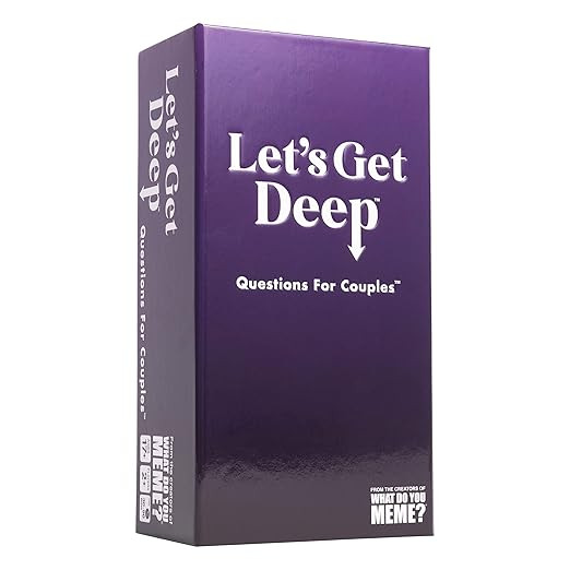 WHAT DO YOU MEME? Let's Get Deep - Conversations for Couples - Card Game | Amazon (US)