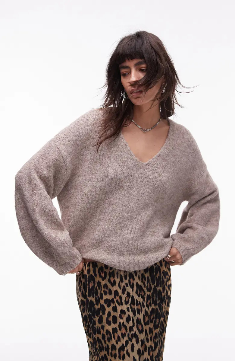 Oversize V-Neck Sweater | Nordstrom