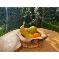 Handmade Wooden Bowl For Fruits Or Salads | Unique Home Decor | Etsy (US)