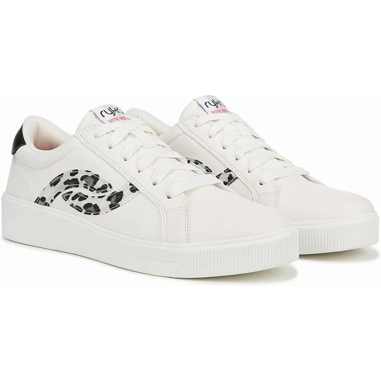 Ryka Women's Viv Next Lace Up Sneaker White Leopard 5M | Walmart (US)
