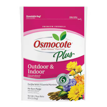 Osmocote Smart-Release Plus Outdoor and Indoor 8-lb Granules All-purpose Food | Lowe's